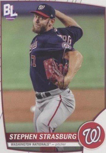 2023 Topps #US325 Stephen Strasburg, Nationals Gold Border