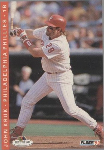 1993 Fleer Fruit of the Loom All-Stars - John Kruk #33