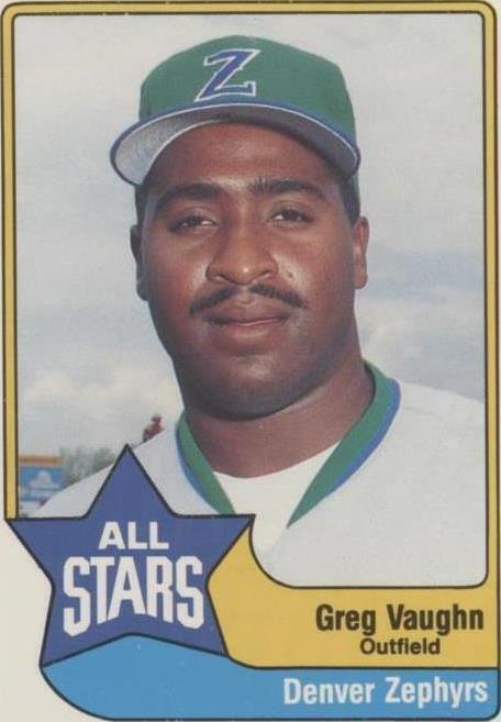 CMC AAA All-Stars 1989 - Greg Vaughn #8