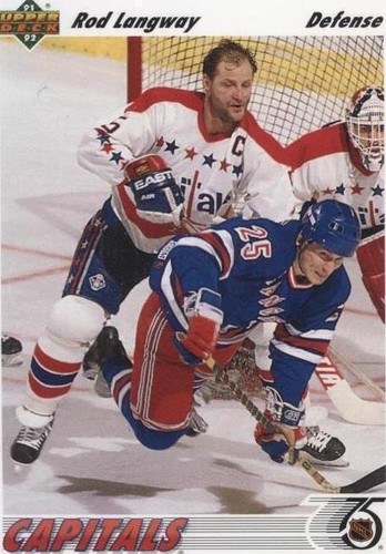 1991-92 Upper Deck - Rod Langway #314