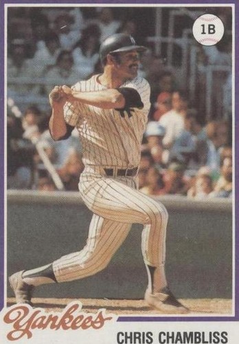 1978 Topps Burger King - Chris Chambliss #12