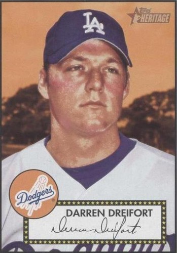2001 Topps Heritage - Darren Dreifort #274