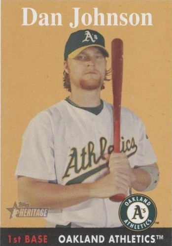 2007 Topps Heritage - Dan Johnson #188