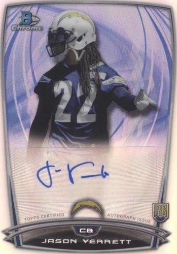 2014 Bowman Chrome Jason Verrett #RCRA-JV