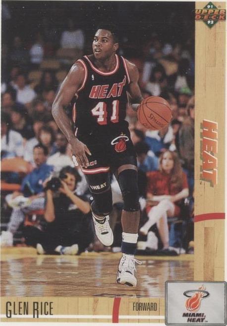 Cubierta superior 1991-92 - Glen Rice #147