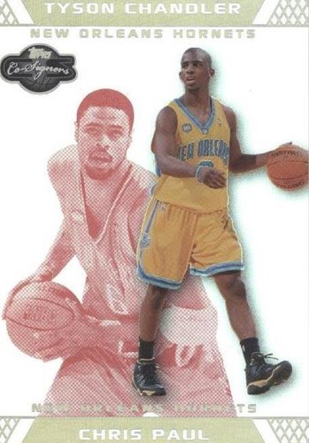 2007-08 Topps Co-Signers - Chris Paul/Tyson Chandler #14