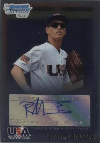 2010 Bowman Chrome - Albert Almora #USA-AA