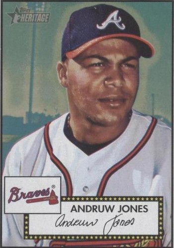 2001 Topps Heritage - Andruw Jones #72