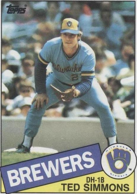 1985 Topps - Ted Simmons #318