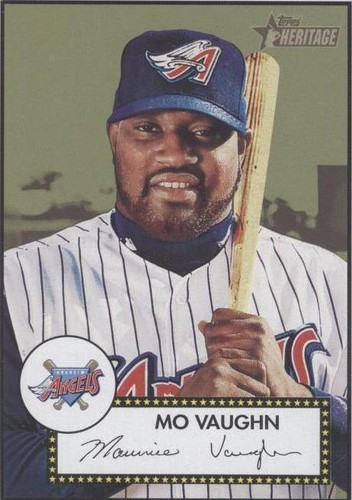 2001 Topps Heritage - Mo Vaughn #241