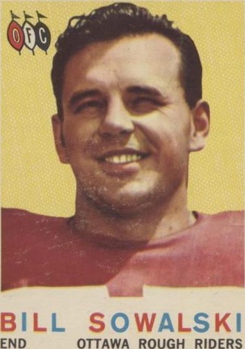 1959 Topps CFL Bill Sowalski #55