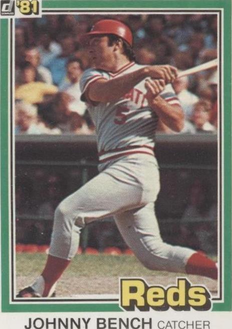 Donruss 1981 - Johnny Bench #182