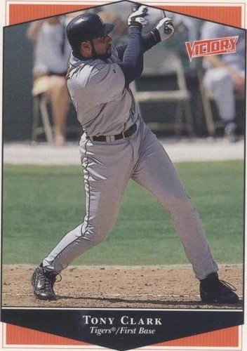 2001 Victory #189 Tony Clark Tigers Signed Auto *H6012 | eBay