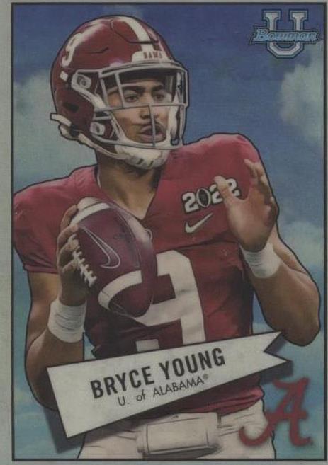 2022 Bowman University Chrome Bryce Young #52BF-1