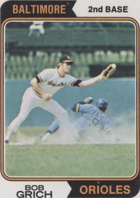 1974 Topps - Bobby Grich #109