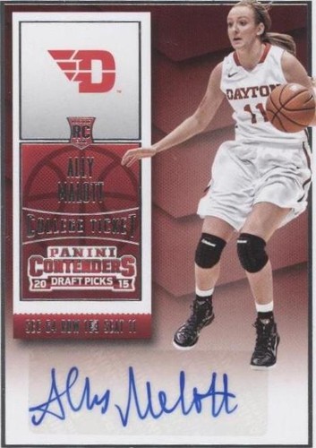 2015-16 Panini Contenders Draft Picks - Ally Malott #171
