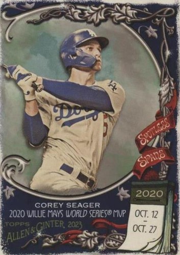 2023 Topps Allen & Ginter - Corey Seager #SS-44