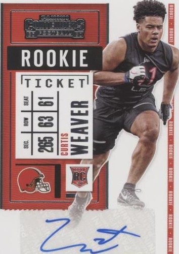 2020 Panini Contenders Curtis Weaver #198