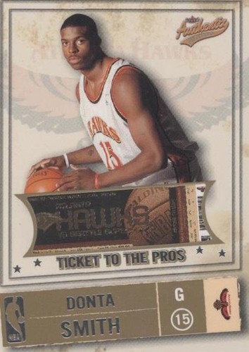 2004-05 Fleer Authentix - Donta Smith #107