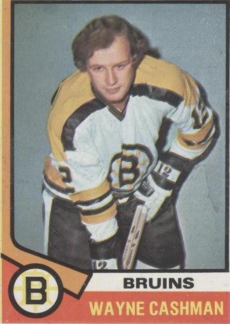 1974-75 Topps - Wayne Cashman #206