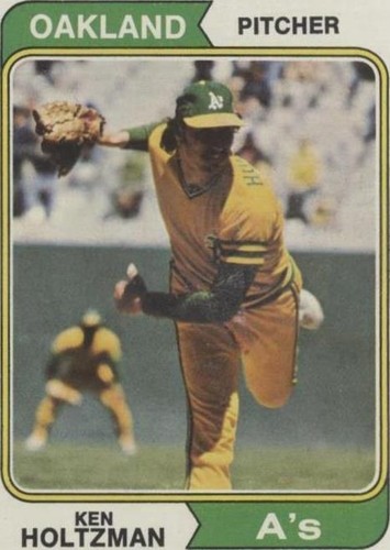 1974 Topps - Ken Holtzman #180