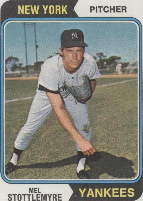 1974 Topps - Mel Stottlemyre #44