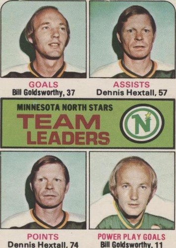 1975-76 O-Pee-Chee - Bill Goldsworthy Dennis Hextall #321