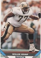 1993 Topps Willie Roaf #441