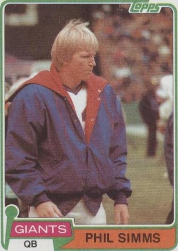 1981 Topps Phil Simms #55