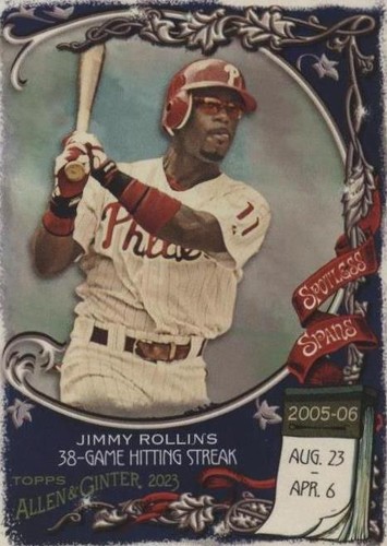 2023 Topps Allen & Ginter - Jimmy Rollins #SS-19