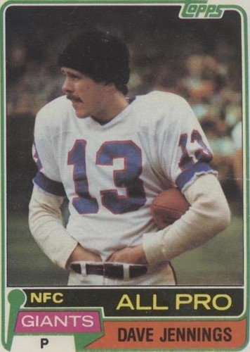 1981 Topps Dave Jennings #110