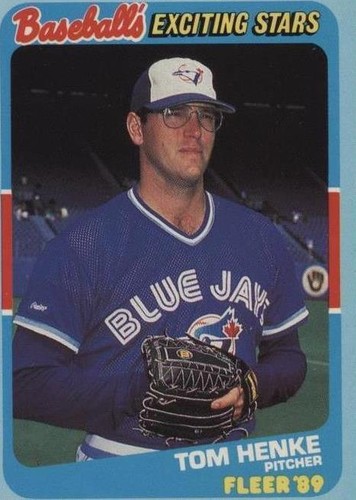 1989 Fleer Baseball's Exciting Stars - Tom Henke #22