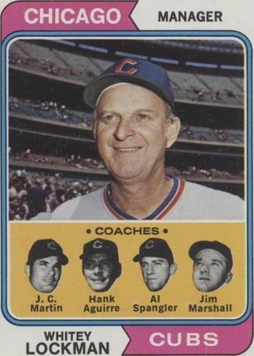 1974 Topps - Al Spangler Hank Aguirre J.C. Martin #354
