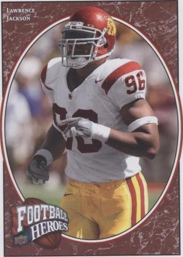 2008 Upper Deck Football Heroes Lawrence Jackson #170