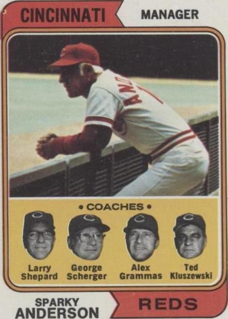 1974 Topps - Alex Grammas George Scherger Larry Shepard #326