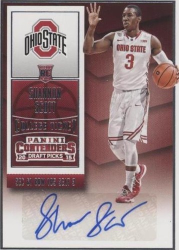 2015-16 Panini Contenders Draft Picks - Shannon Scott #189