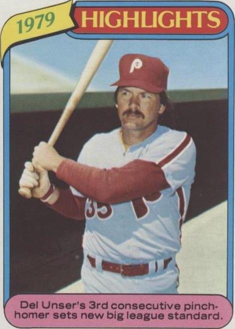 1980 Topps - Del Unser #6