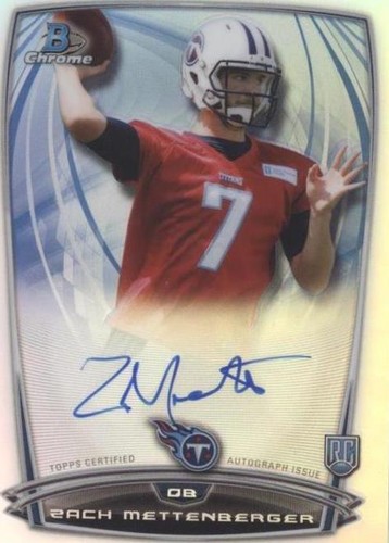 2014 Bowman Chrome Zach Mettenberger #RCRA-ZM