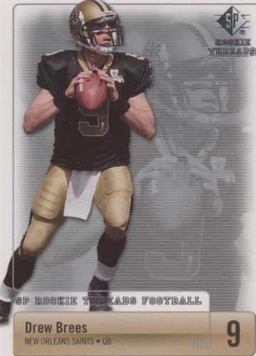 2007 SP Rookie Threads Drew Brees #63