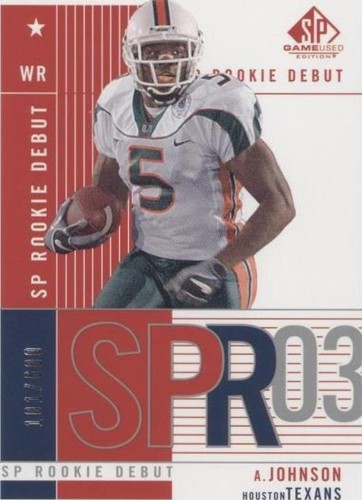 2003 SP Game Used Edition Andre Johnson #134