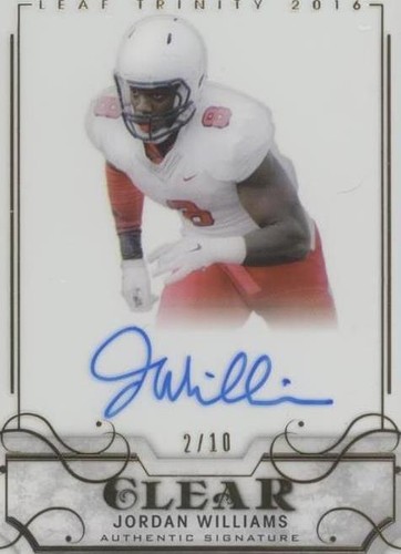 2016 Leaf Trinity Jordan Williams-Lambert #CA-JW2