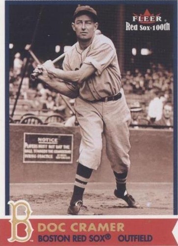 2001 Fleer Red Sox 100th - Doc Cramer #17