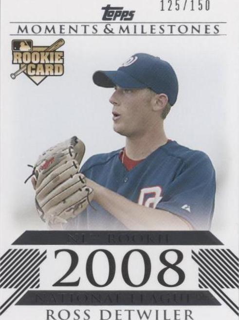 2008 Topps Moments & Milestones - Ross Detwiler #180