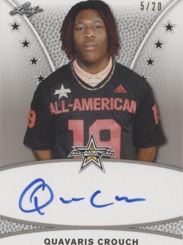 2019 Leaf Metal U.S. Army All-American Bowl Quavaris Crouch #TA-QC1