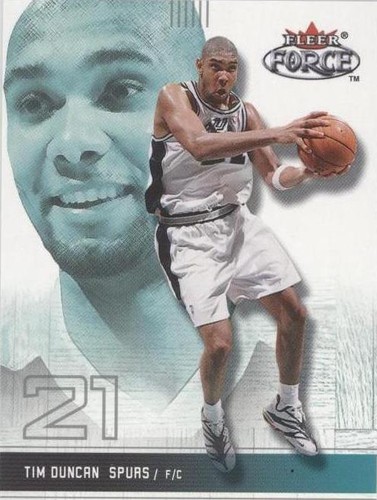 2001-02 Fleer Force - Tim Duncan #21