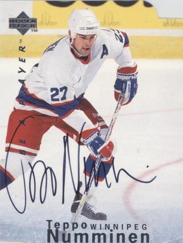1995-96 Upper Deck Be a Player - Teppo Numminen #S68
