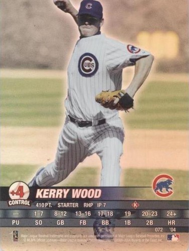 2004 MLB Showdown - Kerry Wood #072
