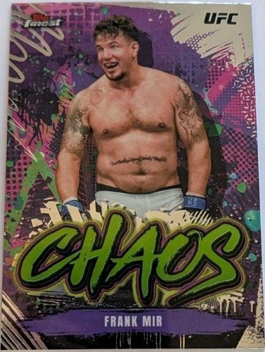2024 Topps Finest UFC - Frank Mir #CHA-30