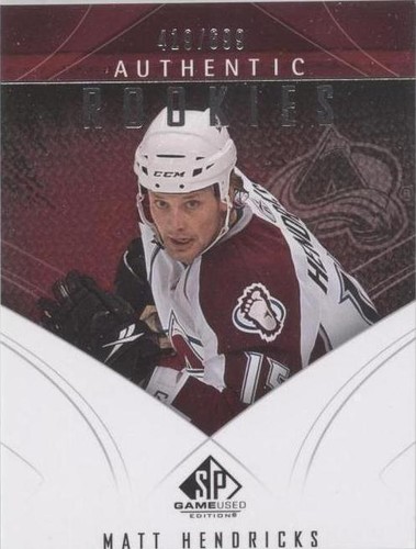 2009-10 SP Game Used Edition - Matt Hendricks #136