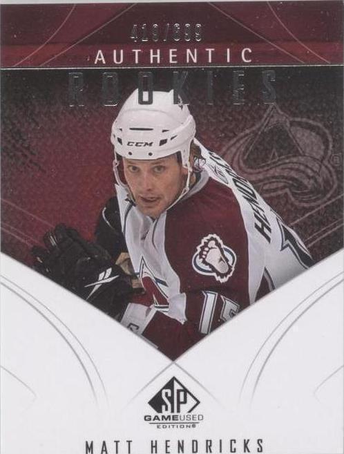 2009-10 SP Game Used Edition - Matt Hendricks #136